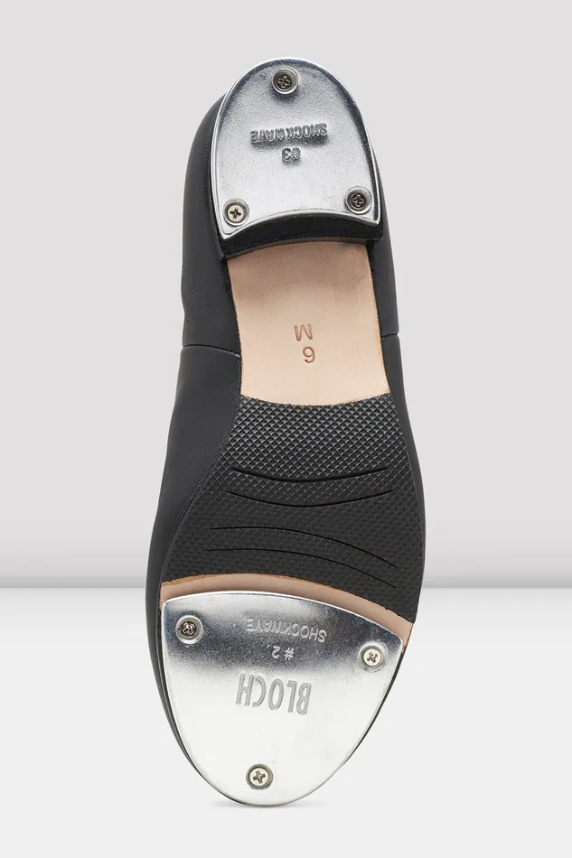 Bloch Tap Children Childrens Audeo Jazz Tap Leather Tap Shoes Black Leather