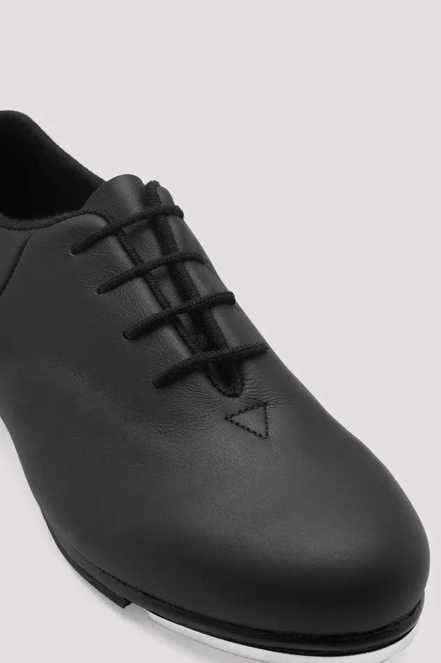 Bloch Tap Children Childrens Audeo Jazz Tap Leather Tap Shoes Black Leather
