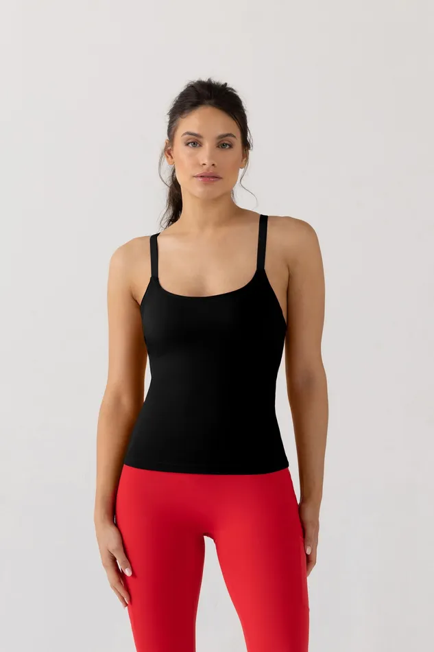 Bloch Tops Adult Bloch Revive Camisole Top Graphite