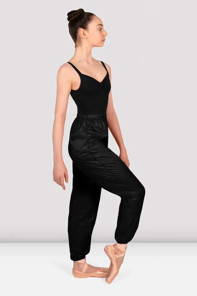 Bloch Warmups Children Girls Ripstop Pants Black