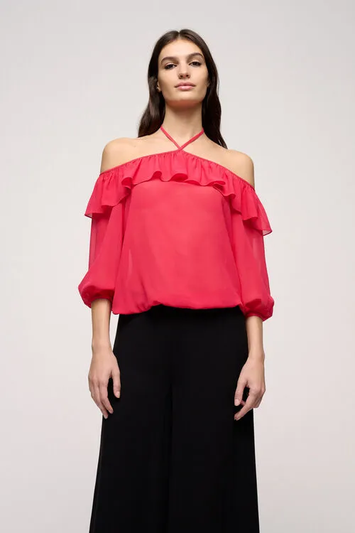 Blouses and Shirts Luisa Spagnoli Women Barretta Barretta Fuchsia