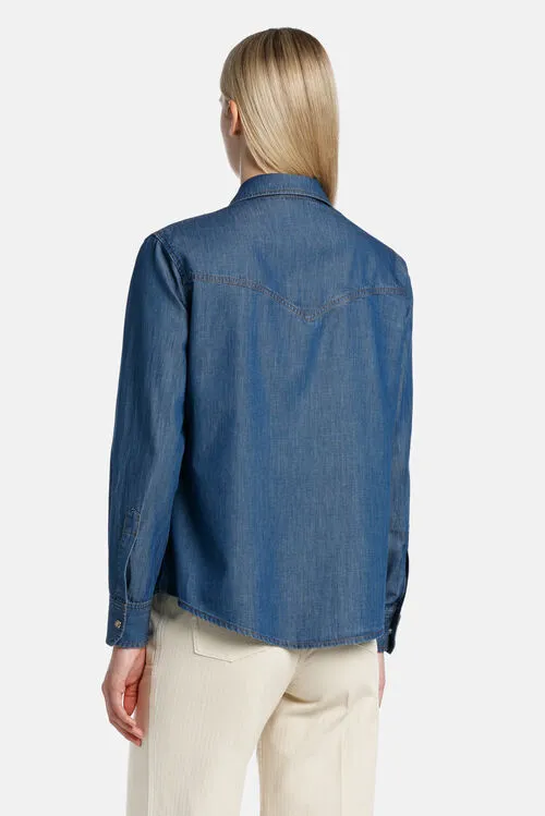 Blouses and Shirts Women Buenos Buenos Blue Luisa Spagnoli Blouses and Shirts Women Buenos Buenos Blue Luisa Spagnoli