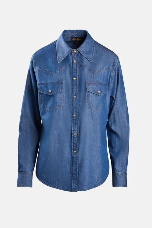 Blouses and Shirts Women Buenos Buenos Blue Luisa Spagnoli Blouses and Shirts Women Buenos Buenos Blue Luisa Spagnoli