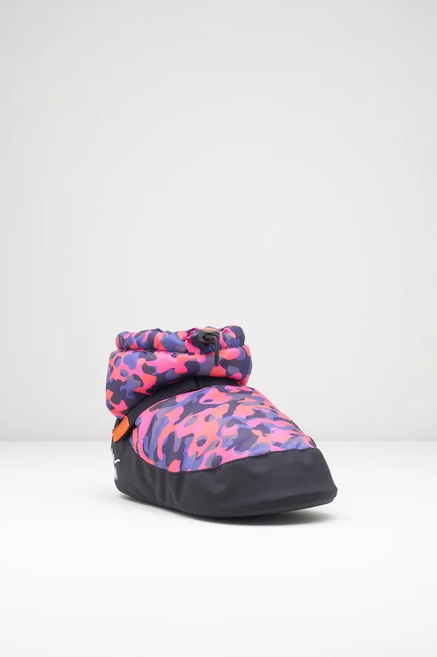 Booties Adult Bloch Adult Camo Print Ankle Warm Up Booties Pink Camo Print