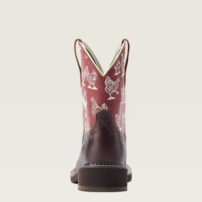 Booties Women Ariat Fatbaby Heritage Farrah Western Boot Chocolate Chip Booties Women Ariat Fatbaby Heritage Farrah Western Boot Chocolate Chip
