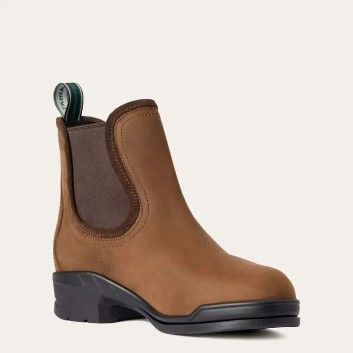 Booties Women Ariat Keswick Steel Toe Paddock Boot Distressed Brown