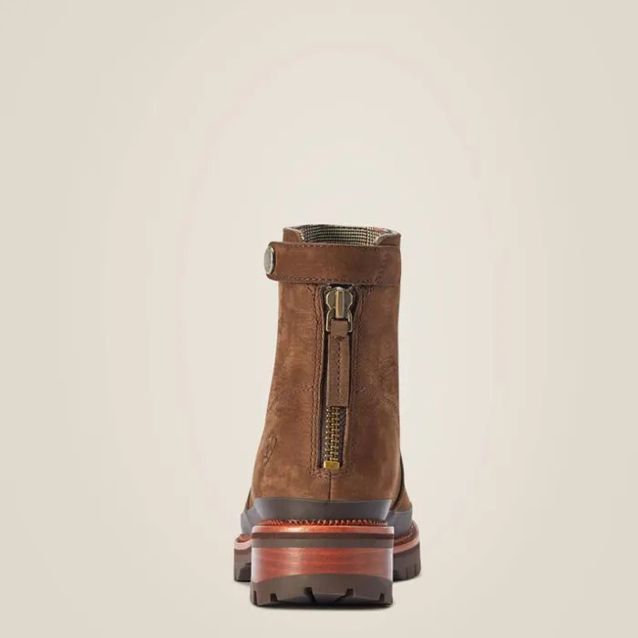 Booties Women Ariat Leighton Waterproof Barley Brown Booties Women Ariat Leighton Waterproof Barley Brown