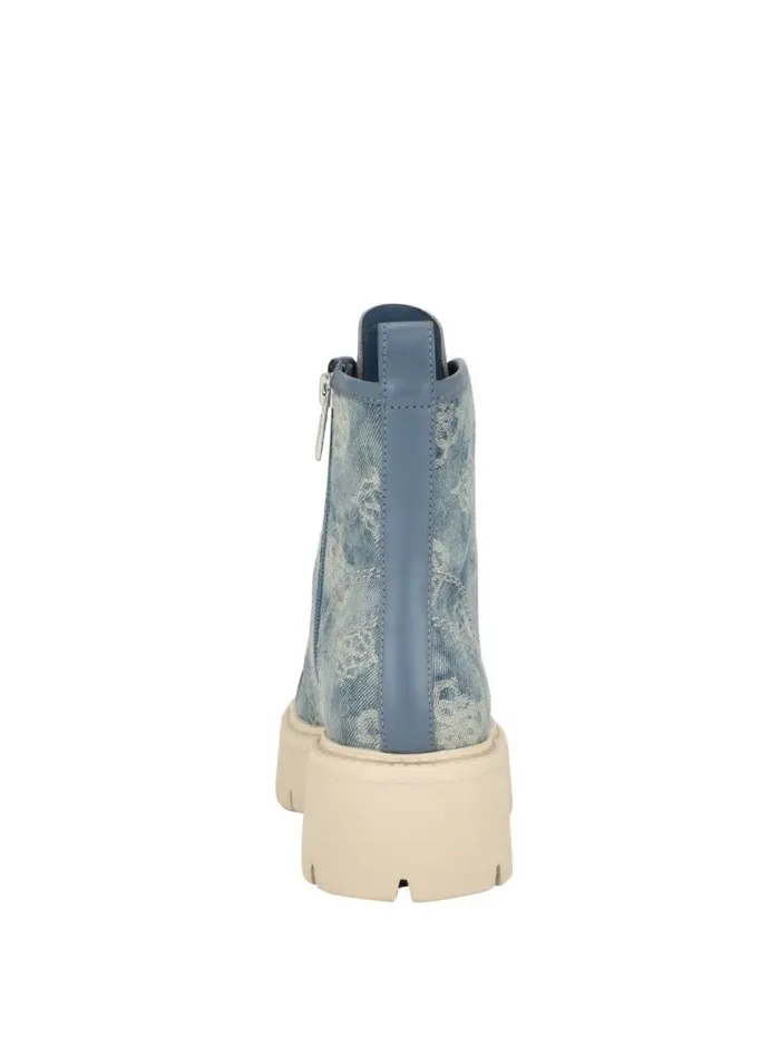 Boots and Booties Shutter Denim Peony Utility Boots Denim Tie Dye 8211 GUESS Women Boots and Booties Shutter Denim Peony Utility Boots Denim Tie Dye 8211 GUESS Women