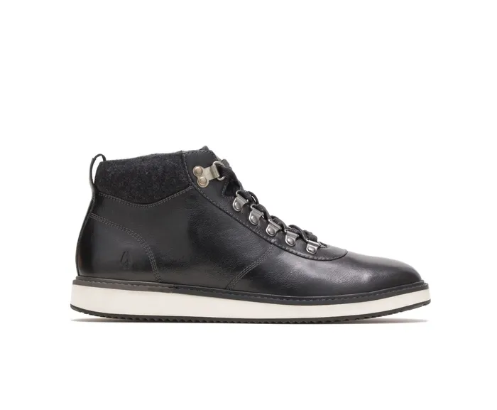 Boots Hush Puppies Men Heath Hiker Boot Black Leather