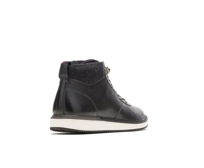 Boots Hush Puppies Men Heath Hiker Boot Black Leather