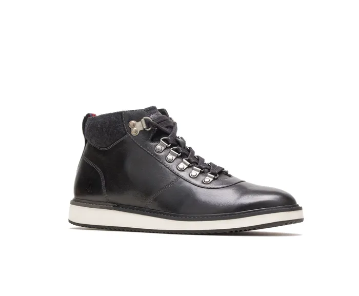 Boots Hush Puppies Men Heath Hiker Boot Black Leather