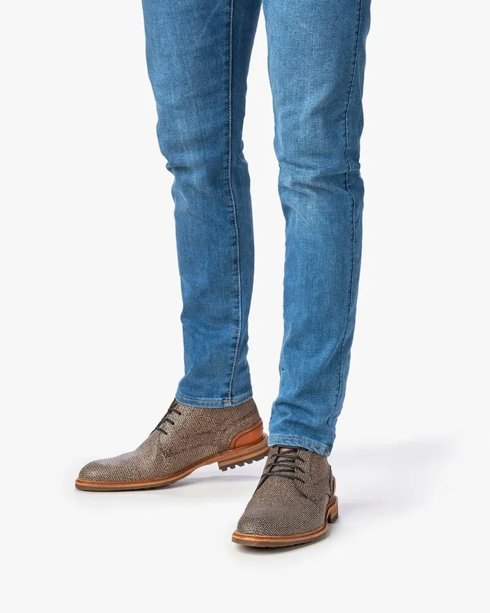 Boots Men Floris Van Bommel Crepi 1117 Printedleather