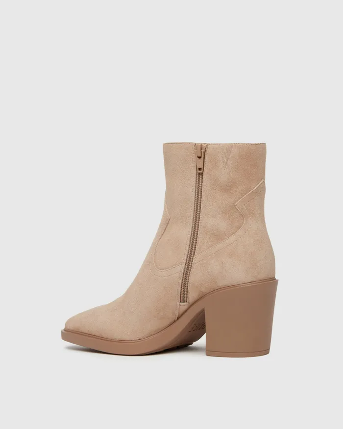 Boots PAIGE Women Glenn Boot 8211 Light Tan Suede