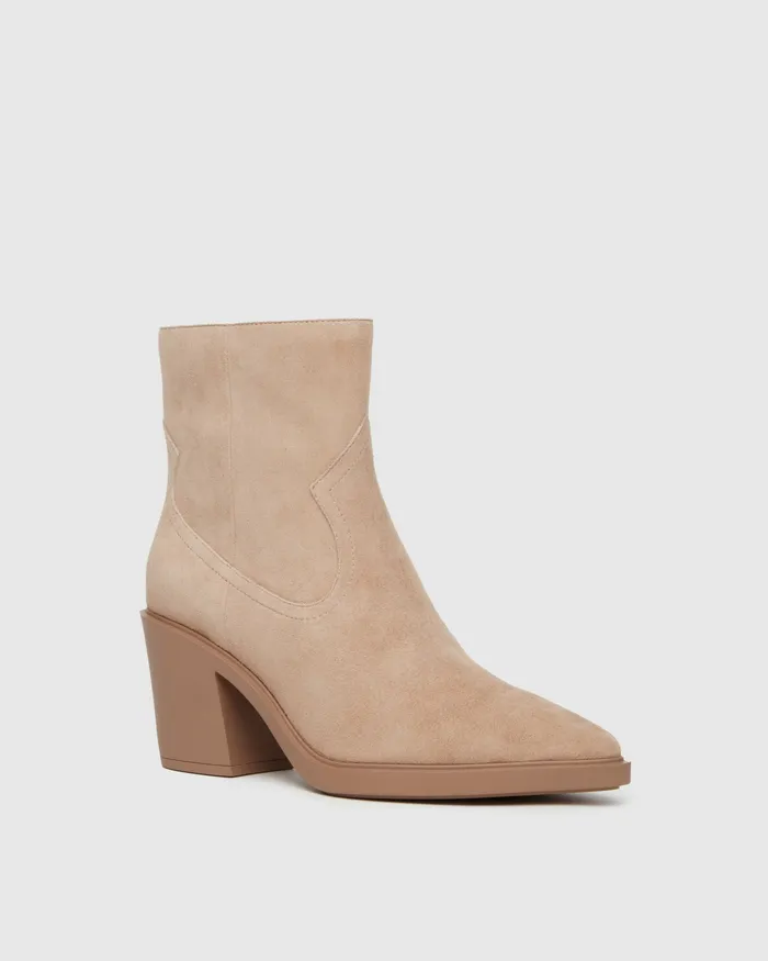Boots PAIGE Women Glenn Boot 8211 Light Tan Suede