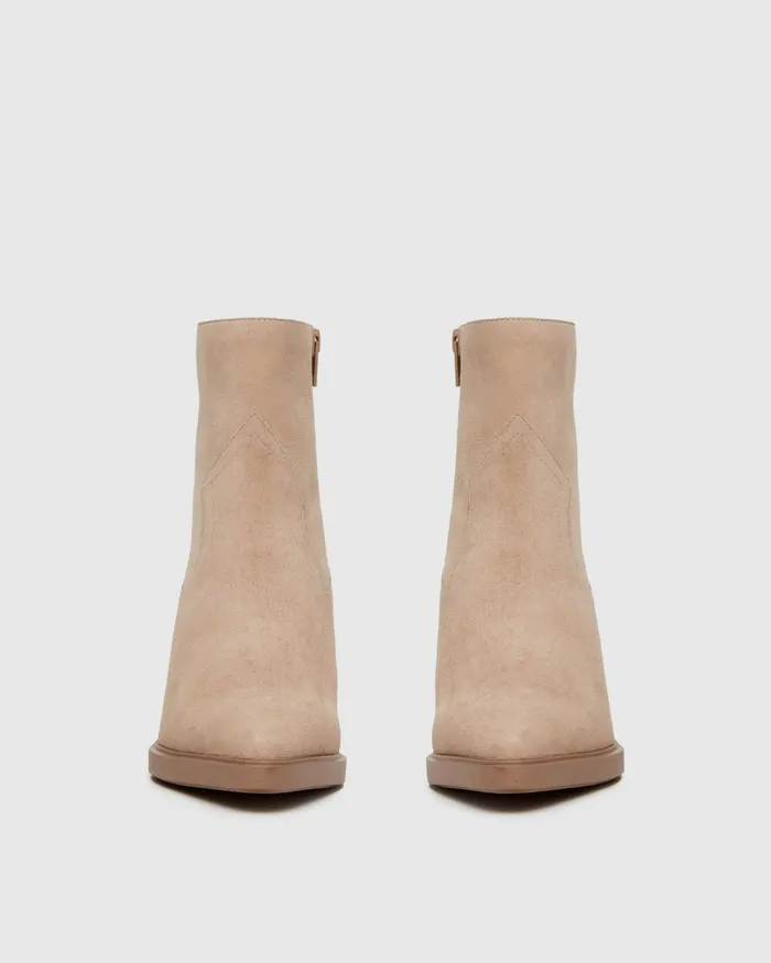 Boots PAIGE Women Glenn Boot 8211 Light Tan Suede