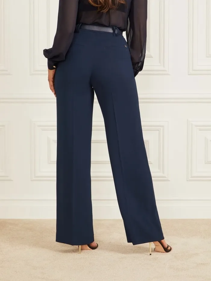 Bottoms Moira Pant Secret Blue 8211 GUESS Women Bottoms Moira Pant Secret Blue 8211 GUESS Women
