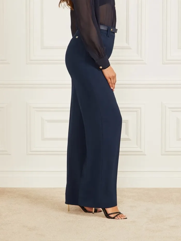 Bottoms Moira Pant Secret Blue 8211 GUESS Women Bottoms Moira Pant Secret Blue 8211 GUESS Women