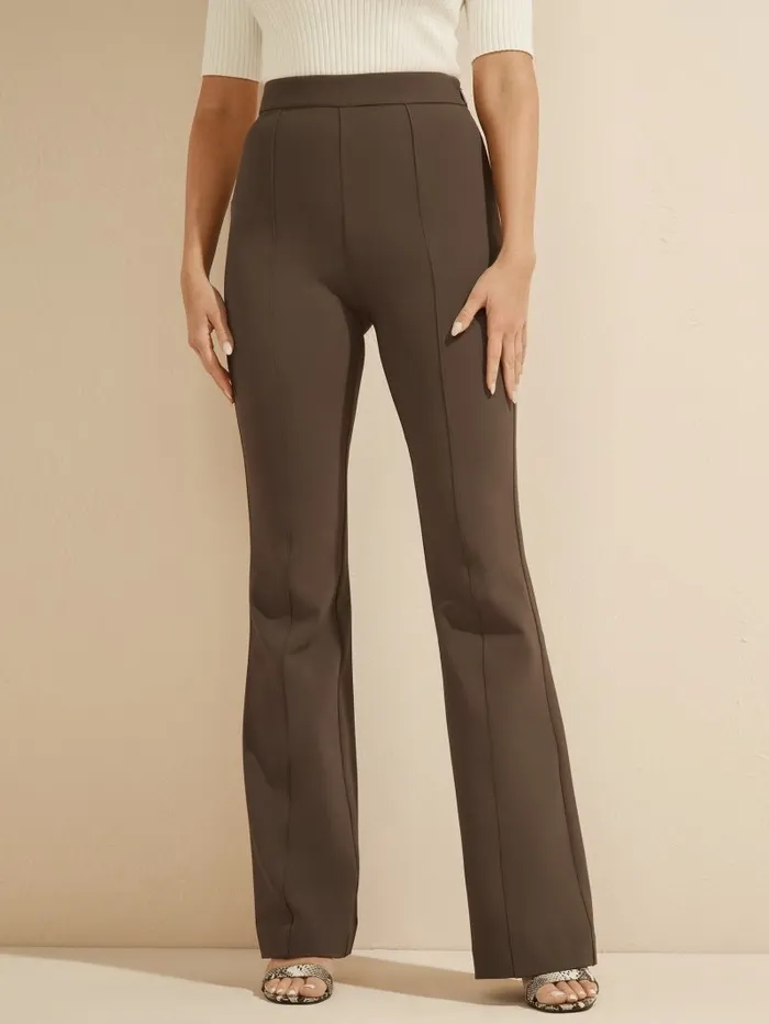 Bottoms Women GUESS Chloe Flared Pant Cocopop