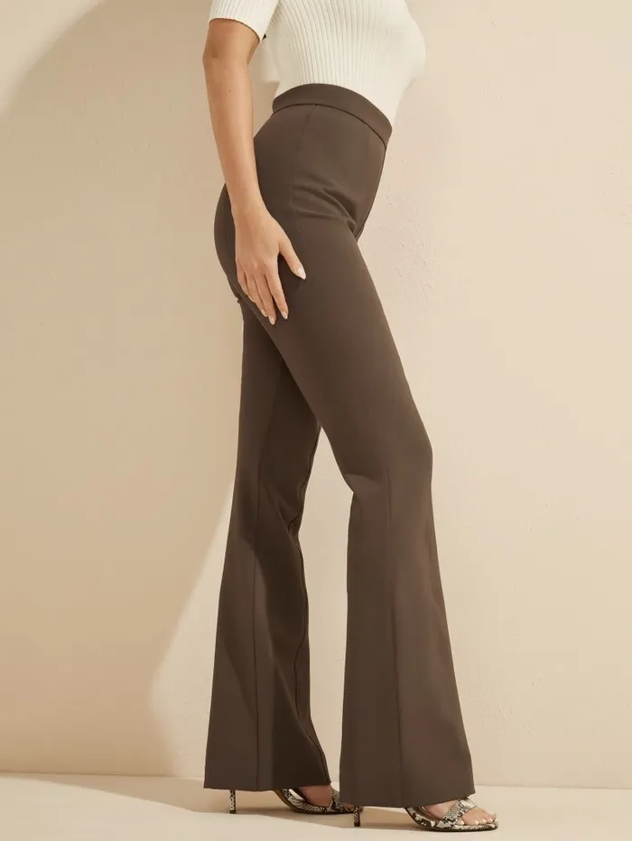 Bottoms Women GUESS Chloe Flared Pant Cocopop