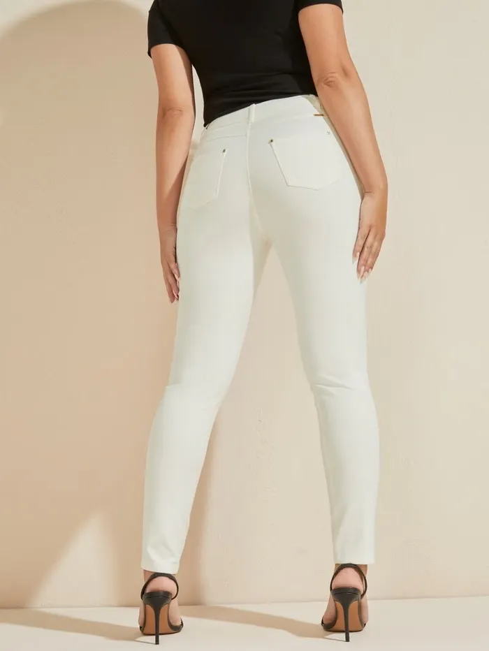 Bottoms Women Hollywood Skinny Pant Pale Pearl GUESS Bottoms Women Hollywood Skinny Pant Pale Pearl GUESS