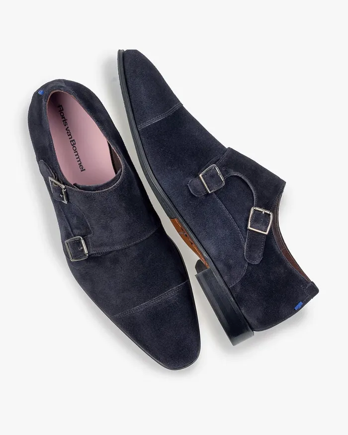Buckle Shoes Men Floris Van Bommel Gilli 0404 Suede