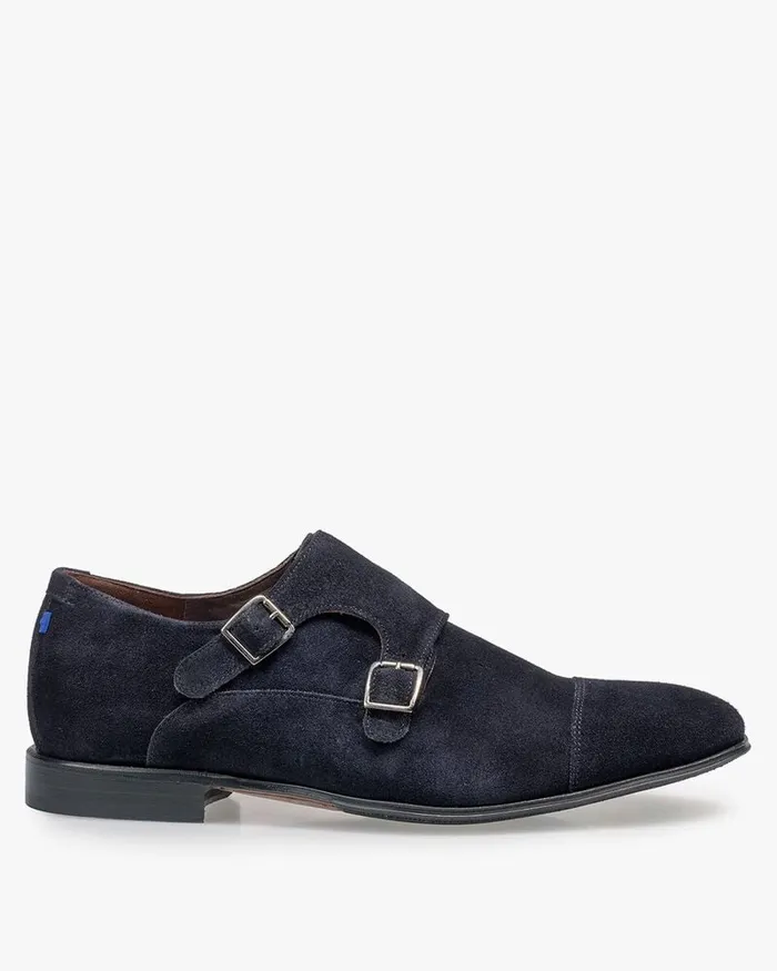 Buckle Shoes Men Floris Van Bommel Gilli 0404 Suede