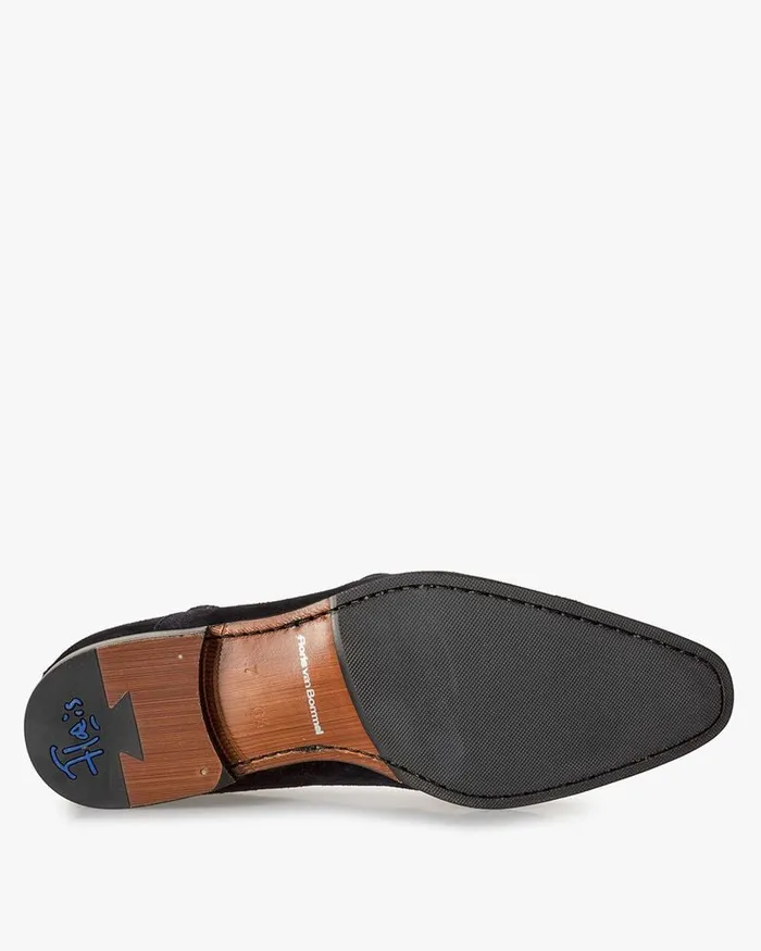 Buckle Shoes Men Floris Van Bommel Gilli 0404 Suede