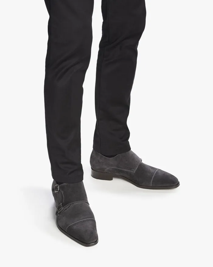 Buckle Shoes Men Floris Van Bommel Raffa 0110 Suede
