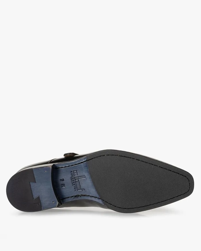 Buckle Shoes Men Floris Van Bommel Raffa 0601 Calfleather