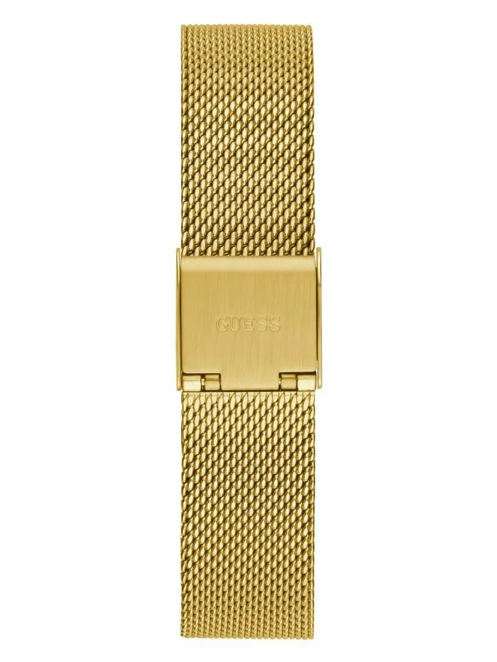 Burgundy and GoldTone Mesh Analog Watch Rose Gold Watches GUESS Women Burgundy and GoldTone Mesh Analog Watch Rose Gold Watches GUESS Women