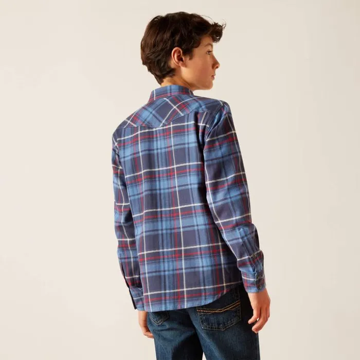 Button Down Shirts Kids Ariat Harim Retro Fit Shirt Mood Indigo Button Down Shirts Kids Ariat Harim Retro Fit Shirt Mood Indigo
