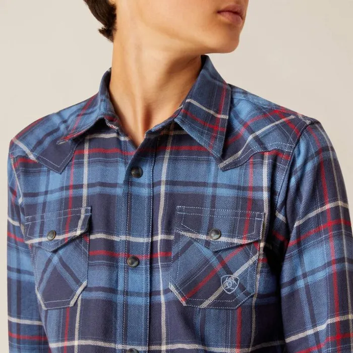 Button Down Shirts Kids Ariat Harim Retro Fit Shirt Mood Indigo Button Down Shirts Kids Ariat Harim Retro Fit Shirt Mood Indigo