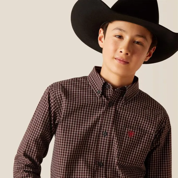 Button Down Shirts Kids Ariat Pro Series Paddy Classic Fit Shirt Black Button Down Shirts Kids Ariat Pro Series Paddy Classic Fit Shirt Black
