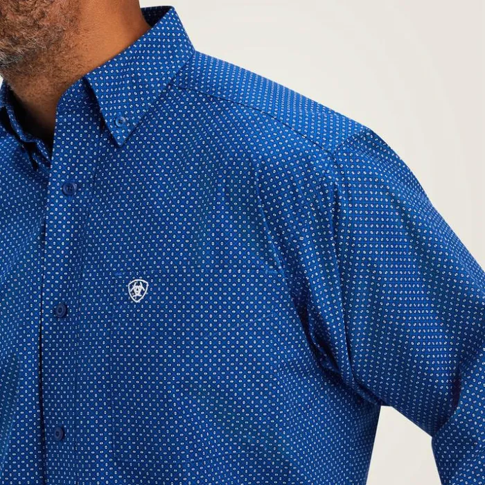 Button Down Shirts Men Ariat Benedict Classic Fit Shirt Classic Blue Button Down Shirts Men Ariat Benedict Classic Fit Shirt Classic Blue