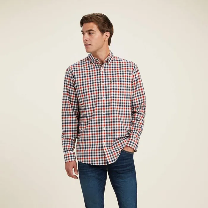 Button Down Shirts Men Ariat Clement Shirt Check