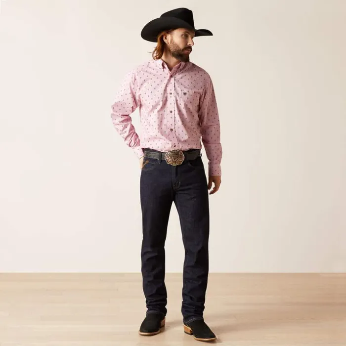 Button Down Shirts Men Ariat Ezekiel Classic Fit Shirt White