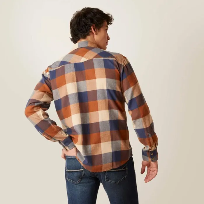 Button Down Shirts Men Ariat Haider Retro Fit Shirt Mohogany Button Down Shirts Men Ariat Haider Retro Fit Shirt Mohogany