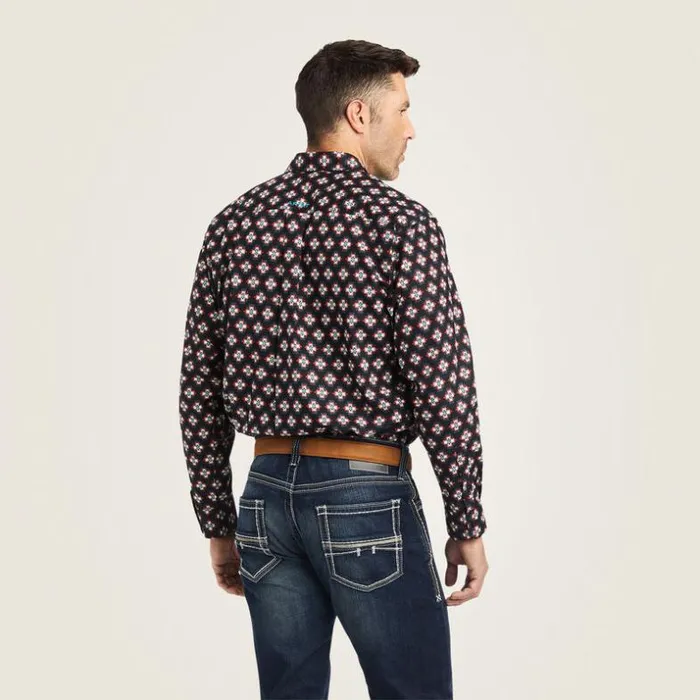 Button Down Shirts Men Ariat Kasey Classic Fit Shirt Black