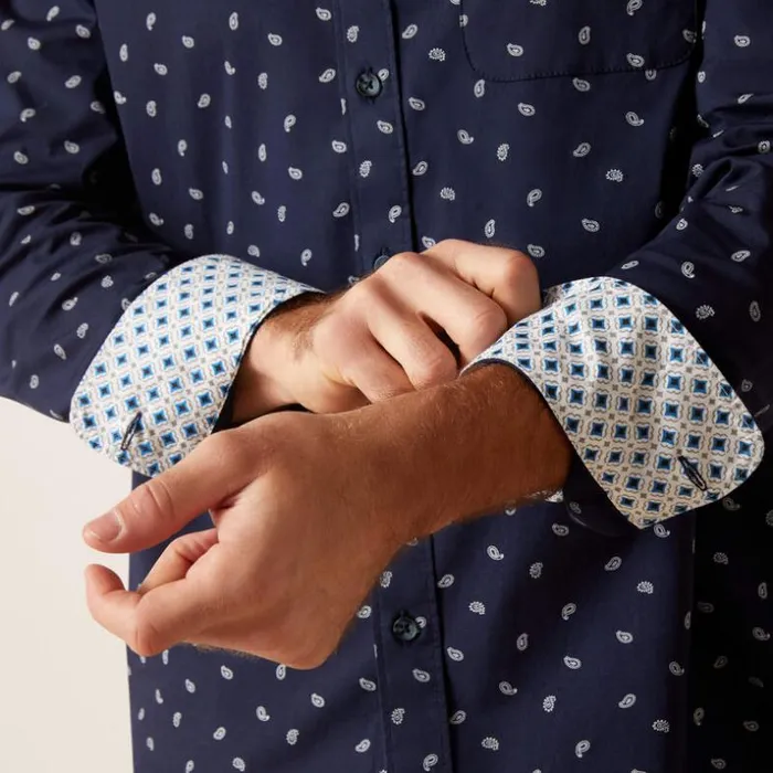 Button Down Shirts Men Ariat Marco Stretch Modern Fit Shirt Blue Button Down Shirts Men Ariat Marco Stretch Modern Fit Shirt Blue