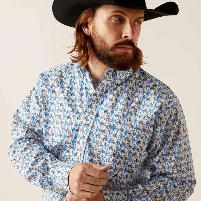 Button Down Shirts Men Ariat Peerce Classic Fit Shirt White Button Down Shirts Men Ariat Peerce Classic Fit Shirt White