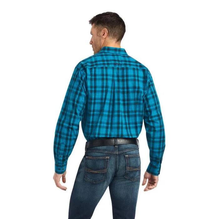 Button Down Shirts Men Ariat Pro Series Kingston Fitted Shirt Ocean Depths Button Down Shirts Men Ariat Pro Series Kingston Fitted Shirt Ocean Depths
