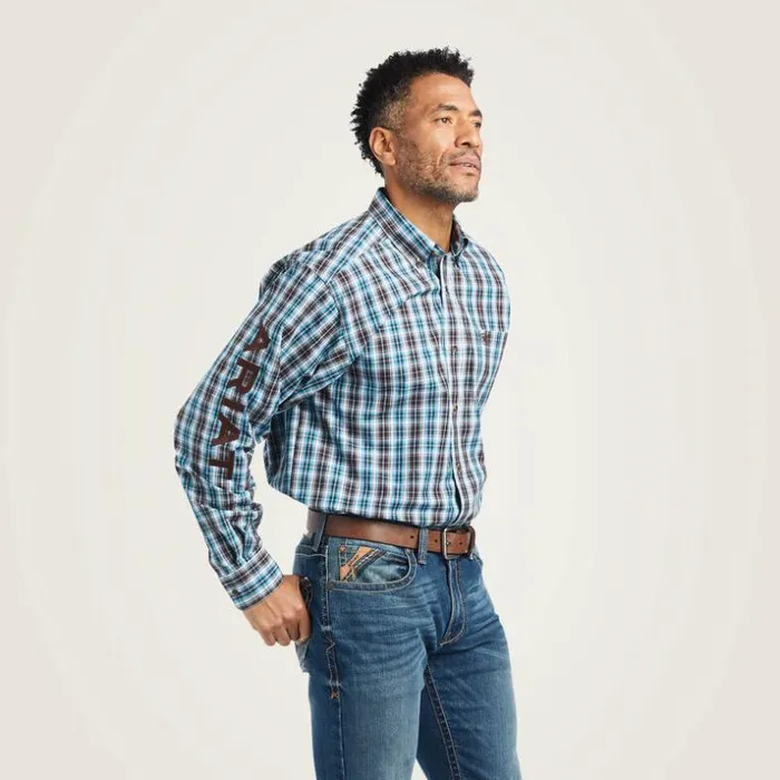 Button Down Shirts Men Ariat Pro Series Team Cade Classic Fit Shirt Ocean Depth Button Down Shirts Men Ariat Pro Series Team Cade Classic Fit Shirt Ocean Depth