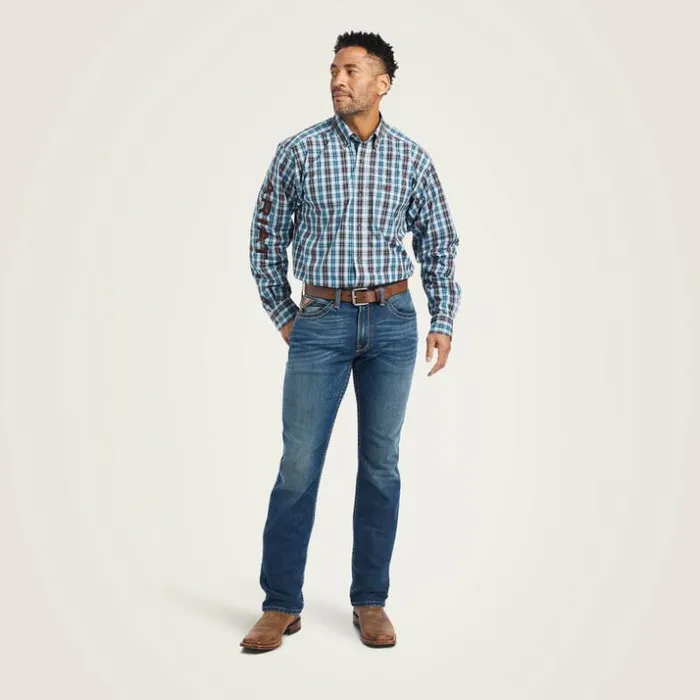 Button Down Shirts Men Ariat Pro Series Team Cade Classic Fit Shirt Ocean Depth Button Down Shirts Men Ariat Pro Series Team Cade Classic Fit Shirt Ocean Depth