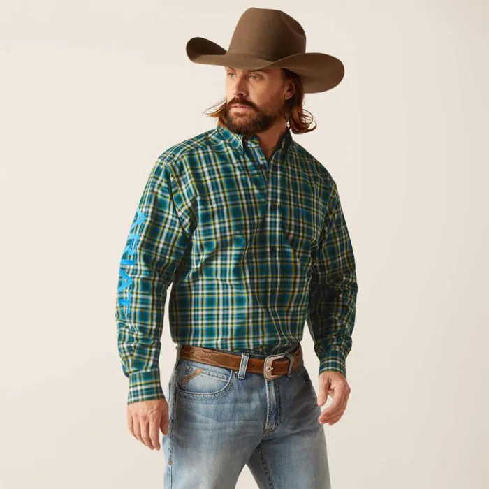 Button Down Shirts Men Ariat Pro Series Team Channing Classic Fit Shirt Dress Blue Button Down Shirts Men Ariat Pro Series Team Channing Classic Fit Shirt Dress Blue