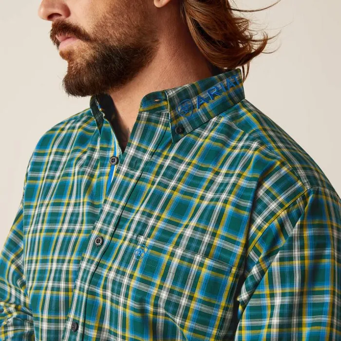 Button Down Shirts Men Ariat Pro Series Team Channing Classic Fit Shirt Dress Blue Button Down Shirts Men Ariat Pro Series Team Channing Classic Fit Shirt Dress Blue