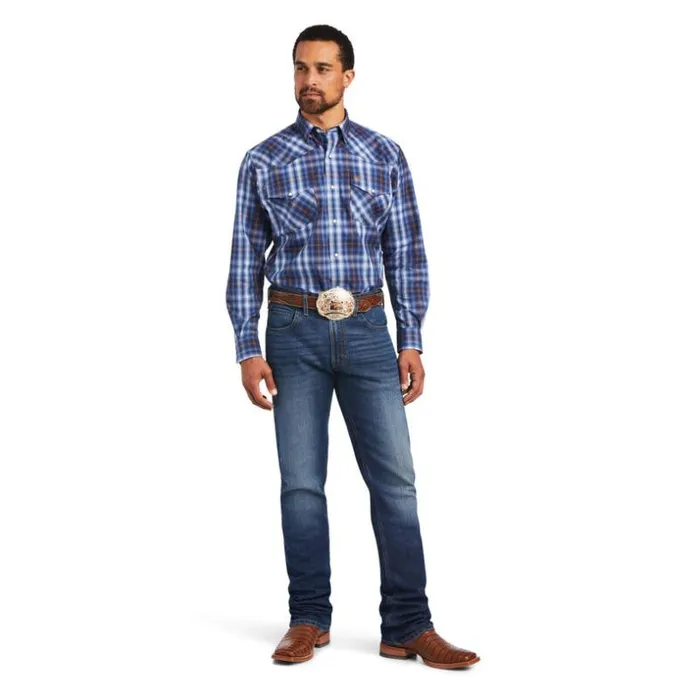 Button Down Shirts Men Ariat Relentless Inexorable Stretch Classic Fit Snap Shirt Blue Frond Button Down Shirts Men Ariat Relentless Inexorable Stretch Classic Fit Snap Shirt Blue Frond