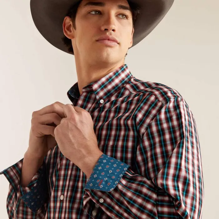 Button Down Shirts Men Ariat Wrinkle Free Gatlin Fitted Shirt White Button Down Shirts Men Ariat Wrinkle Free Gatlin Fitted Shirt White