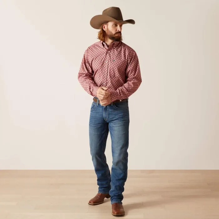 Button Down Shirts Men Ariat Wrinkle Free Gideon Classic Fit Shirt Gardenia Button Down Shirts Men Ariat Wrinkle Free Gideon Classic Fit Shirt Gardenia
