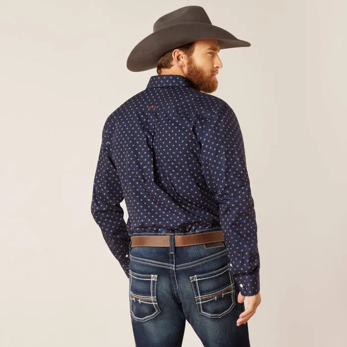 Button Down Shirts Men Ariat Wrinkle Free Kaiser Classic Fit Shirt Darkest Indigo Button Down Shirts Men Ariat Wrinkle Free Kaiser Classic Fit Shirt Darkest Indigo