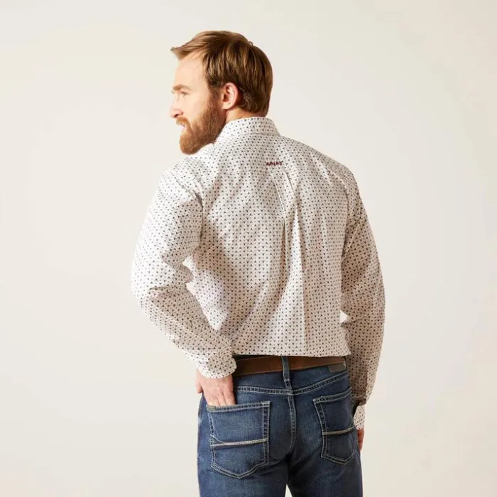 Button Down Shirts Men Ariat Wrinkle Free Kashton Fitted Shirt White Sand Button Down Shirts Men Ariat Wrinkle Free Kashton Fitted Shirt White Sand